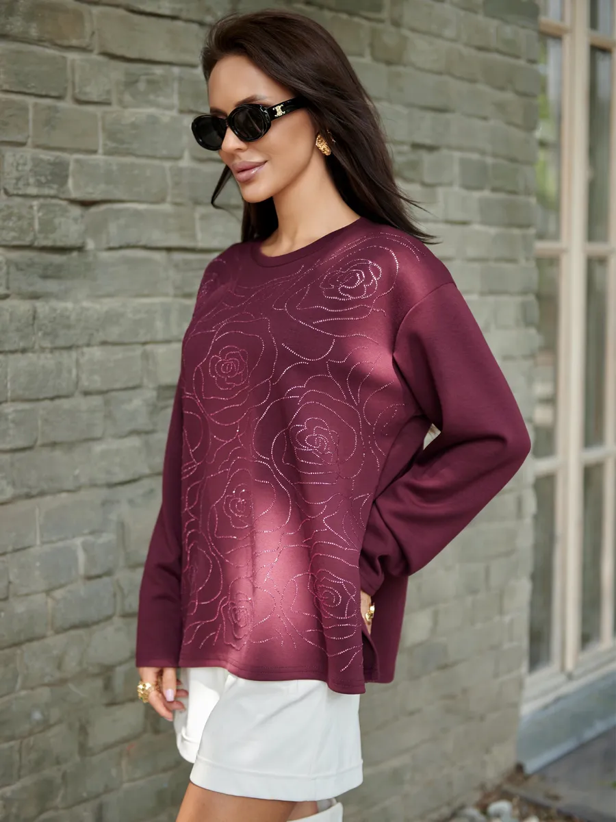 Красная кофта нарядная