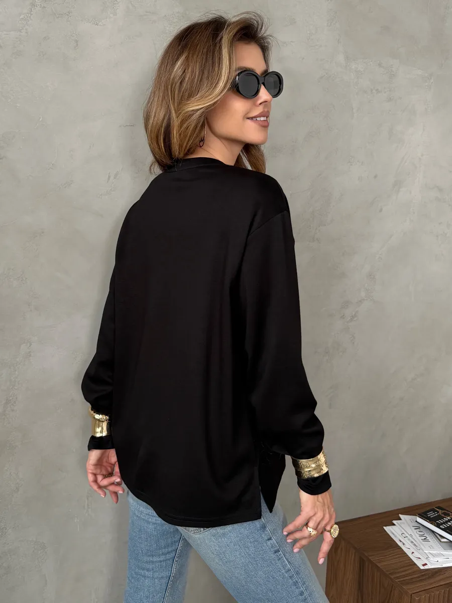 Черная кофта нарядная