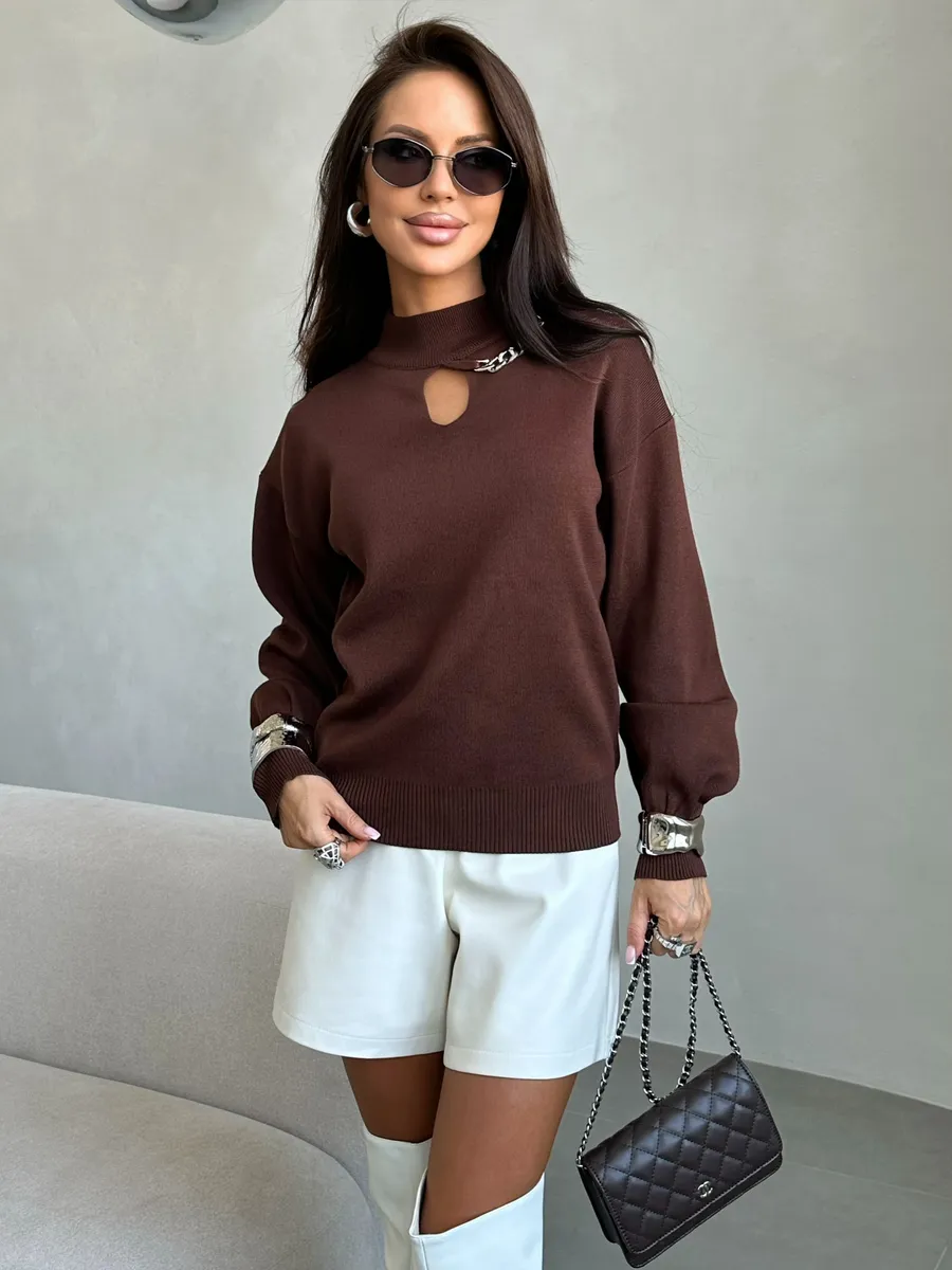 Кофта теплая нарядная