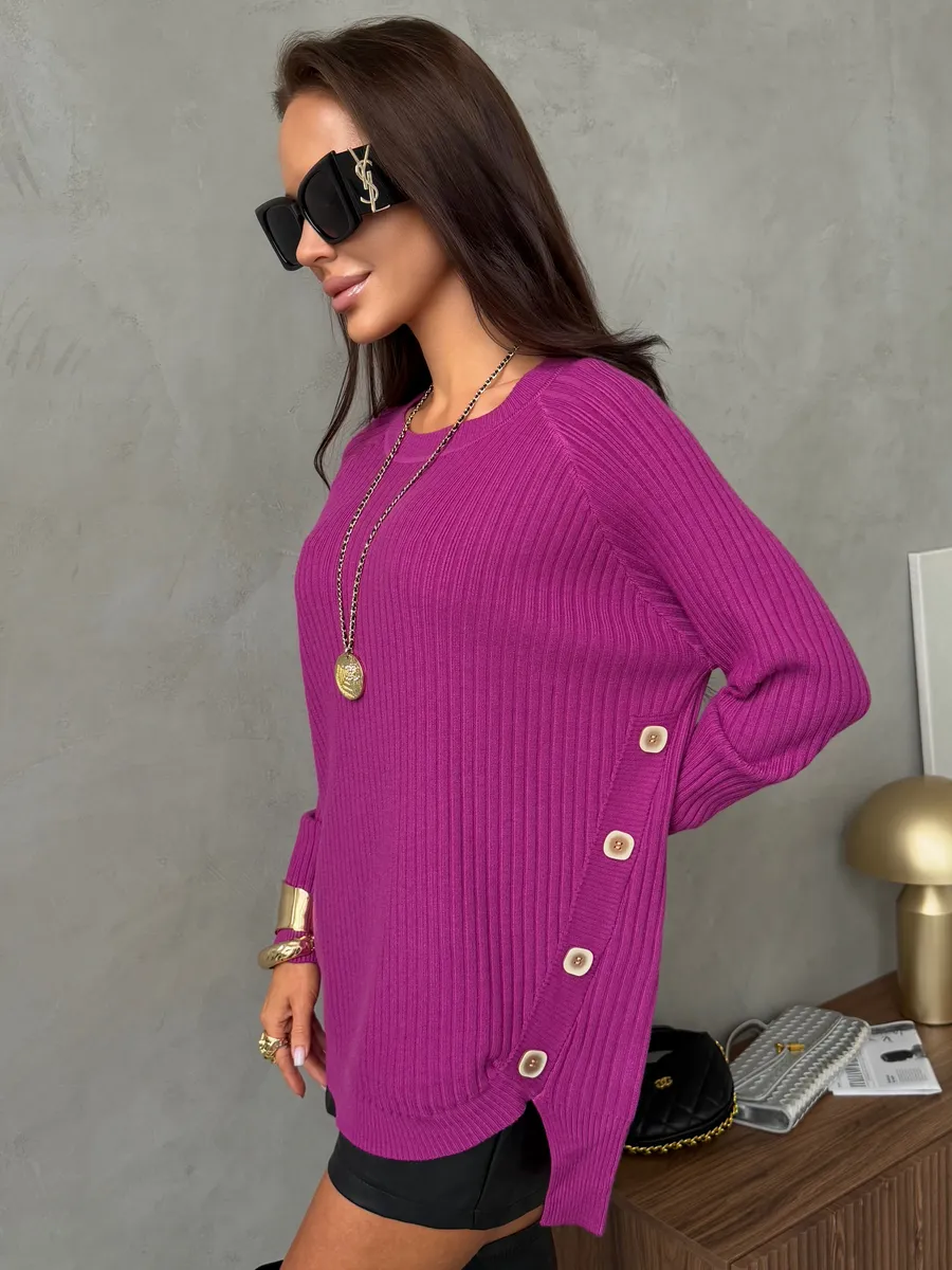 Бордовая кофта оверсайз теплая