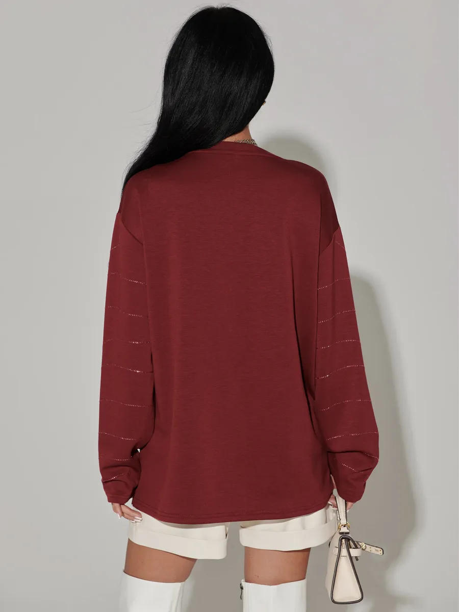 Бордовая кофта нарядная больших размеров