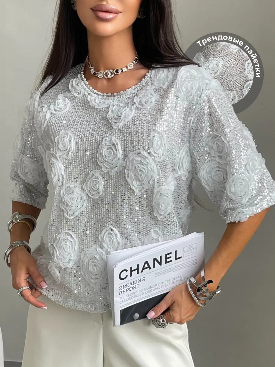 Блузка нарядная вечерняя