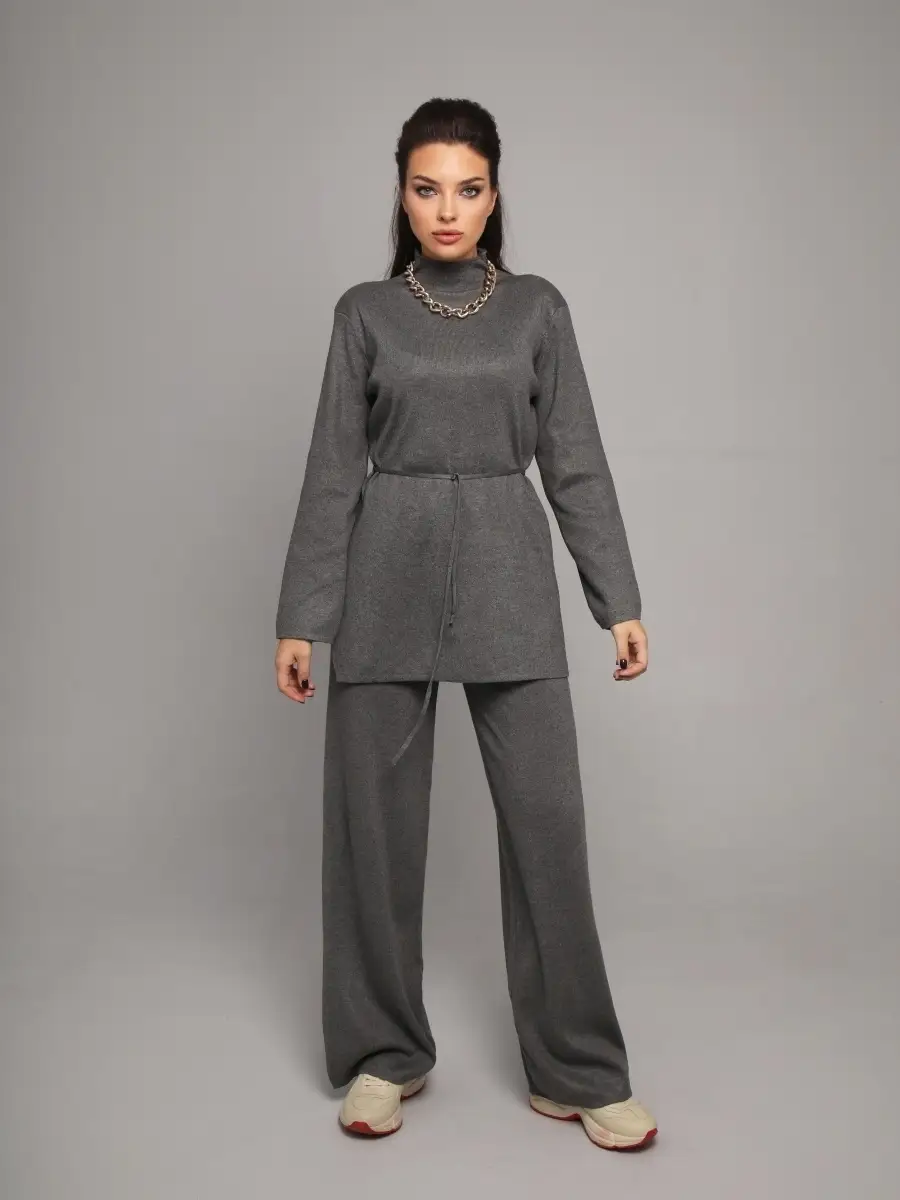 Женский тёплый костюм брючный