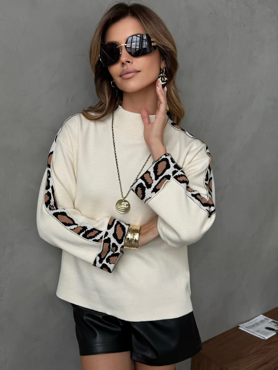 Кофта теплая оверсайз