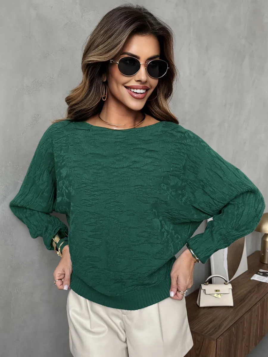 Кофта оверсайз с узорами