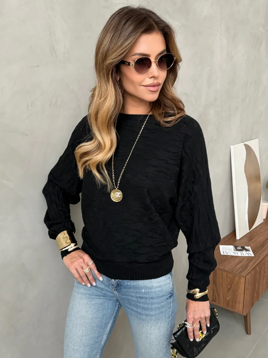 Кофта оверсайз с узорами