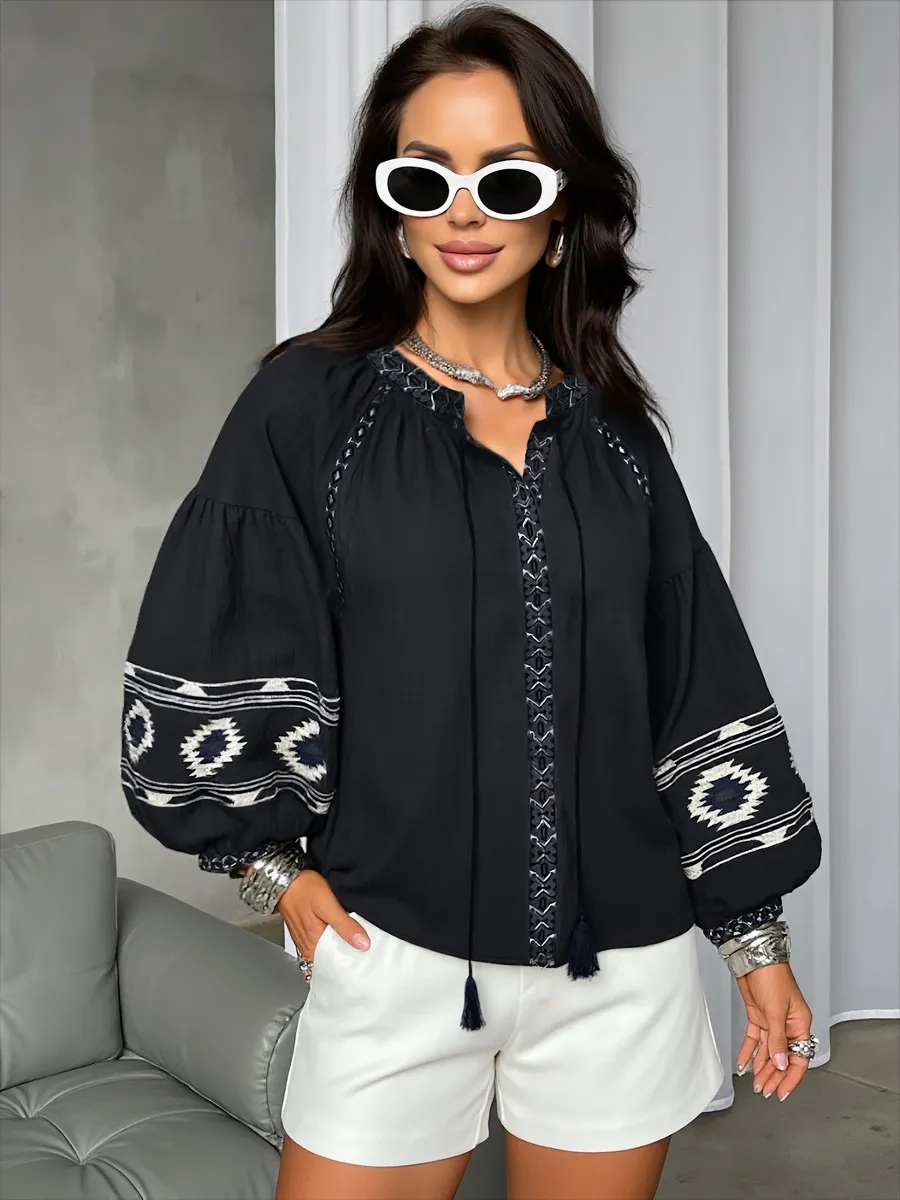 Черная блузка нарядная летняя