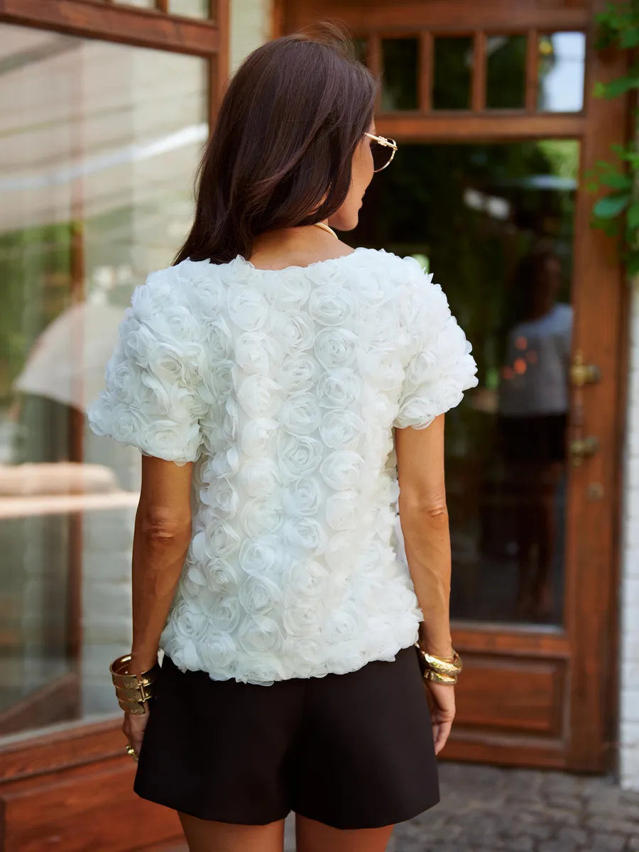 Белая блузка летняя нарядная