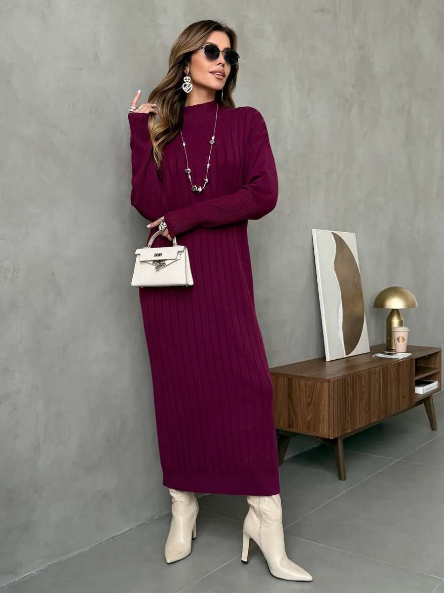 Платье лапша длинное трикотажное