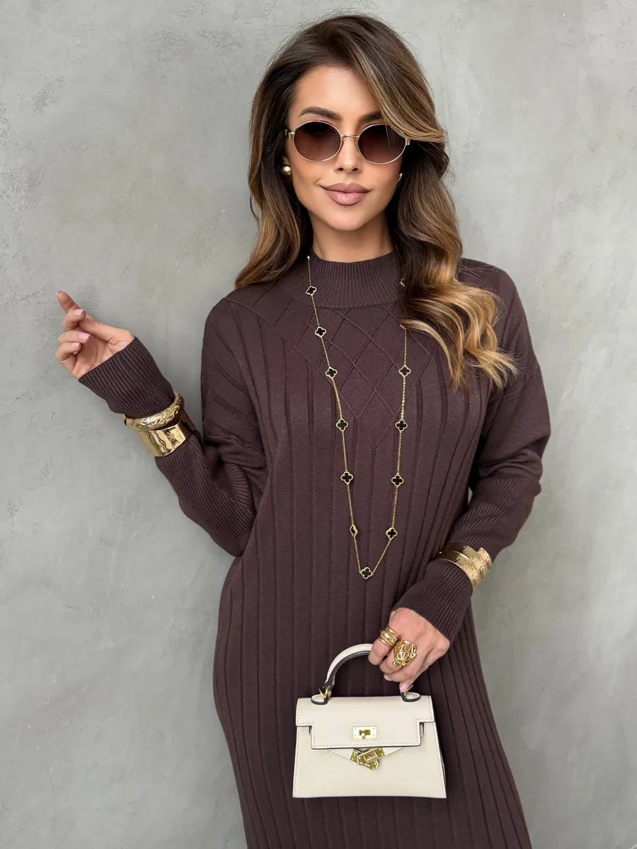 Платье лапша длинное трикотажное