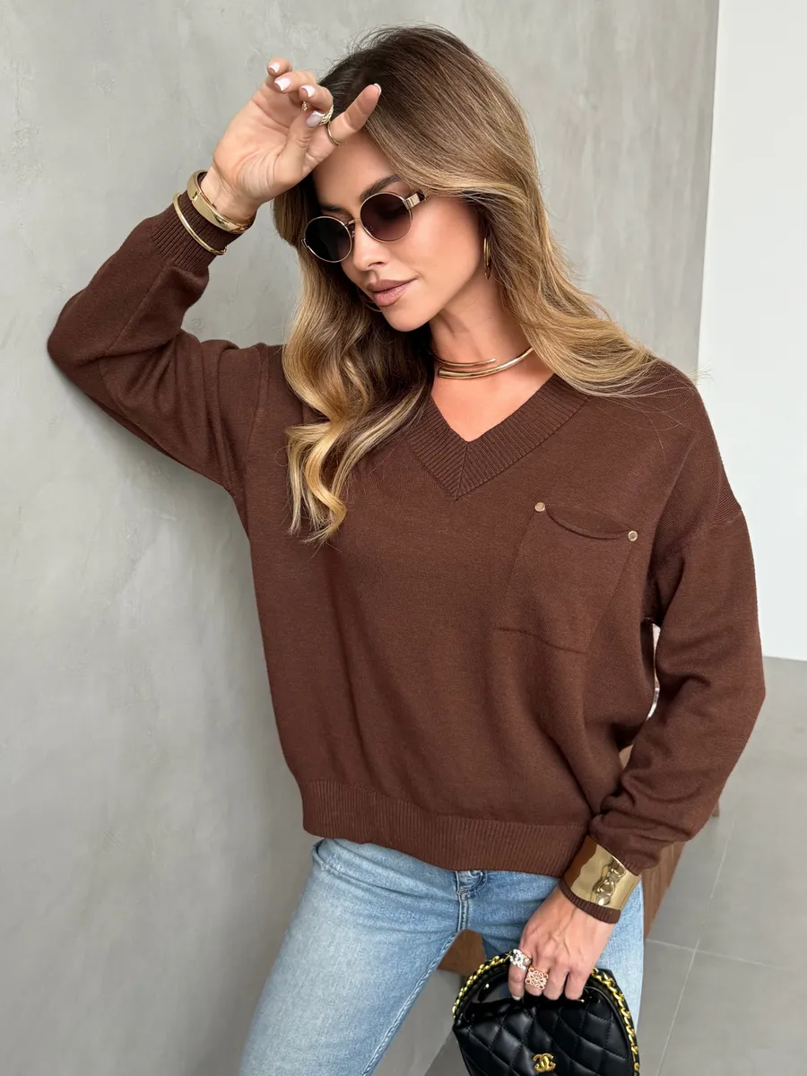 Кофта теплая трикотажная оверсайз