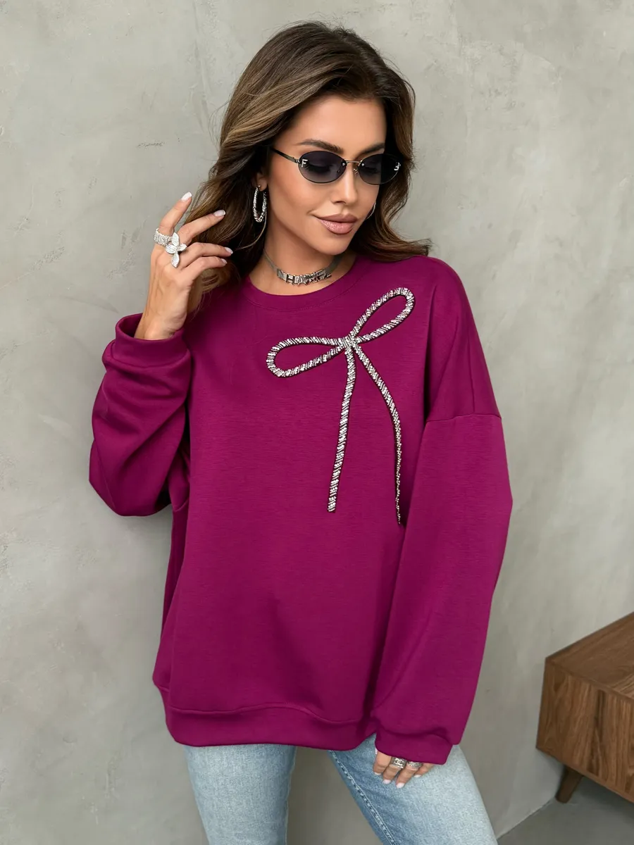 Бордовая кофта теплая нарядная оверсайз