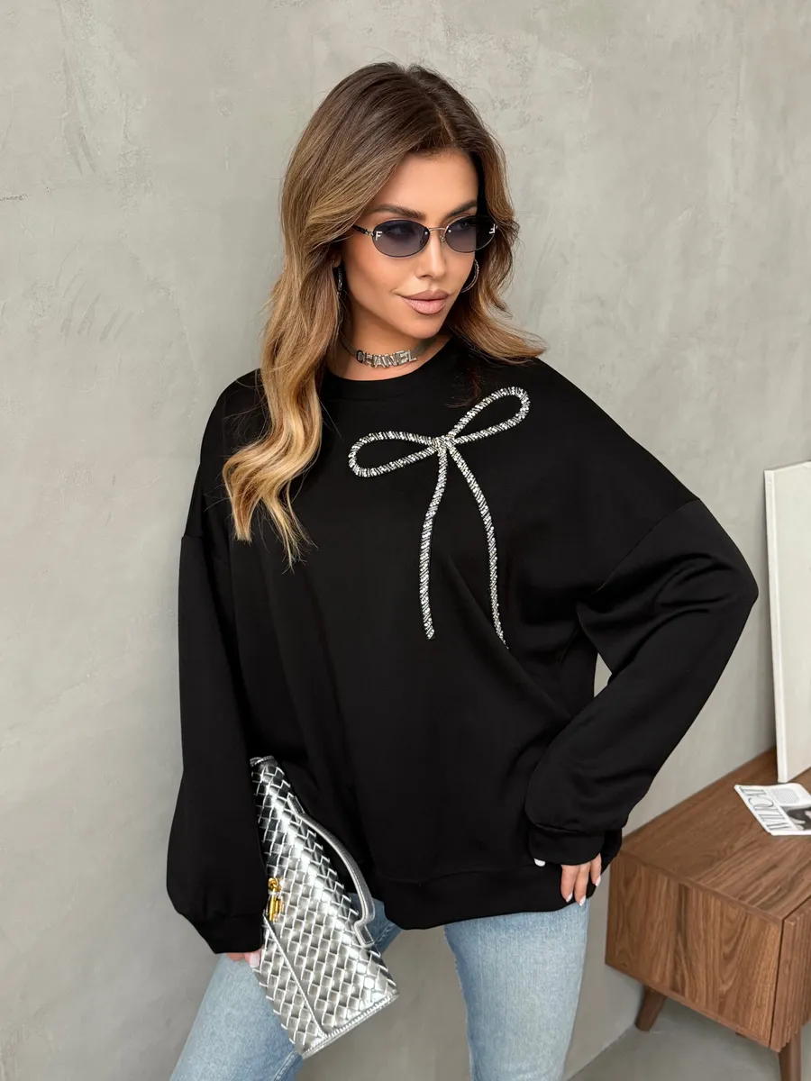 Кофта теплая нарядная оверсайз