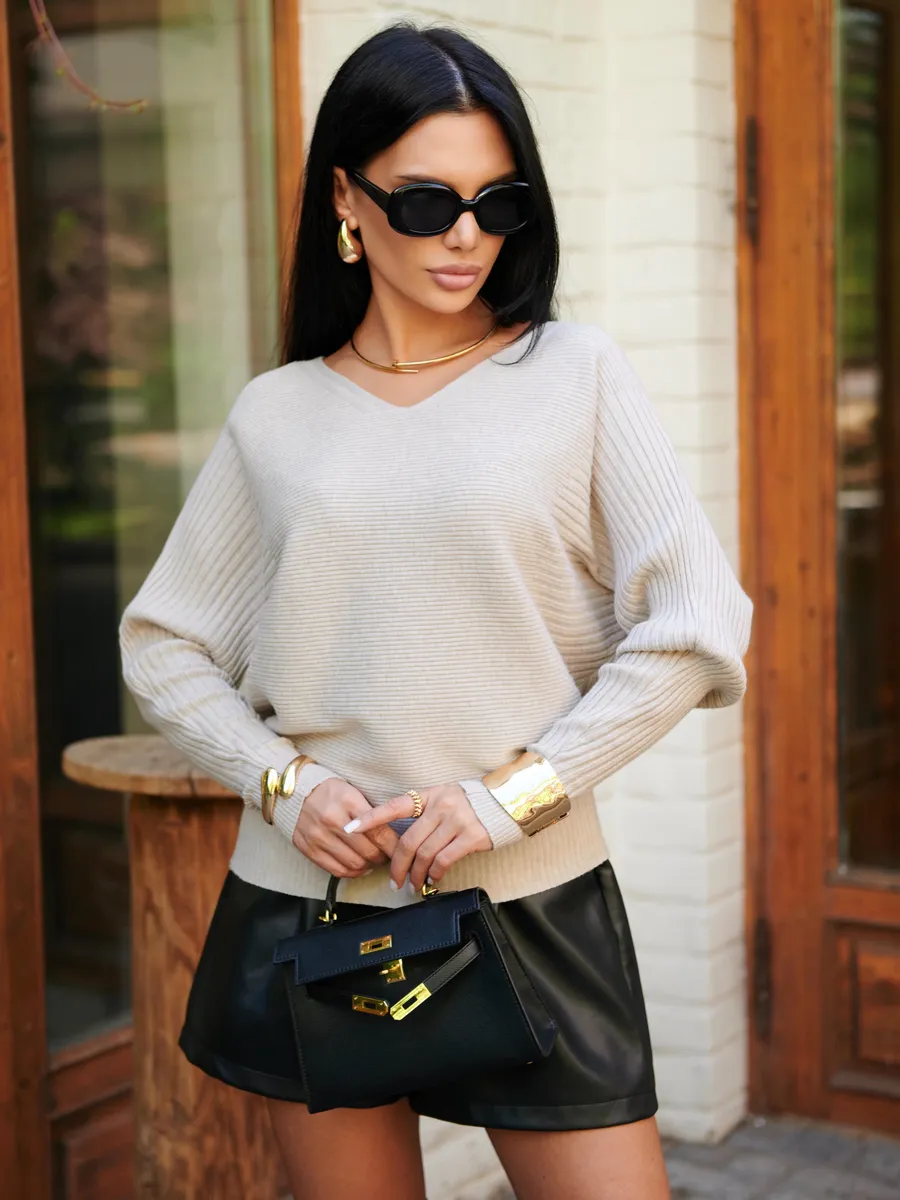 Кофта теплая трикотажная