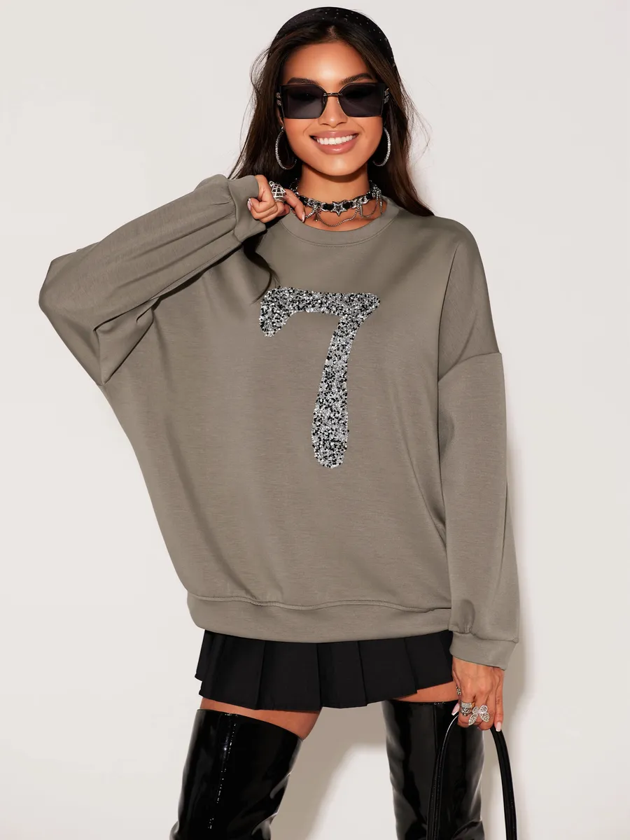 Коричневая кофта оверсайз нарядная