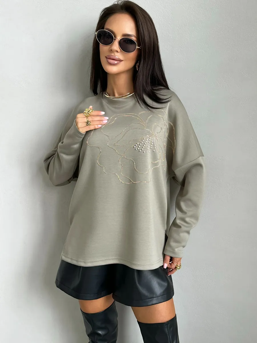 Капучино кофта нарядная