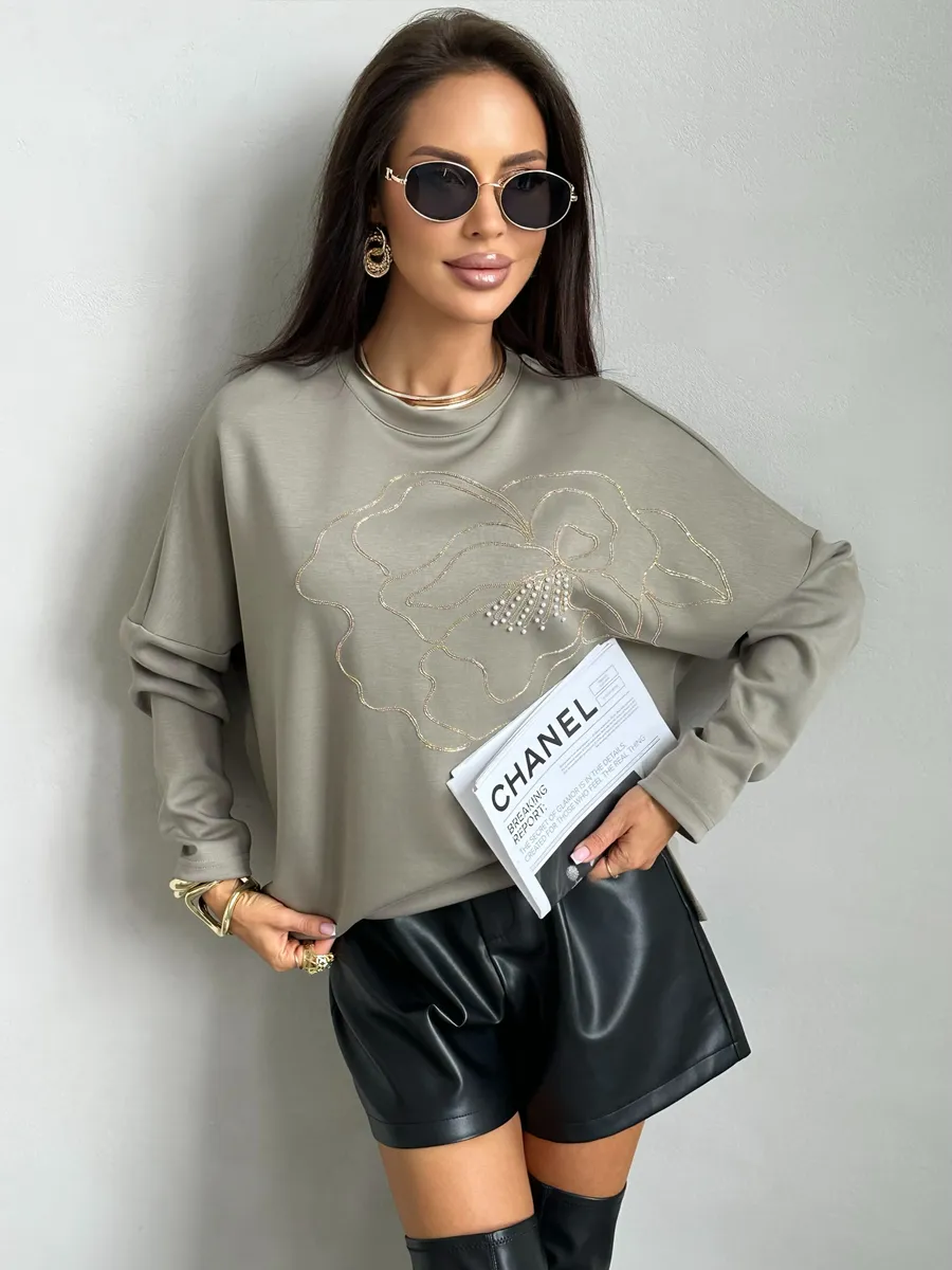 Капучино кофта нарядная