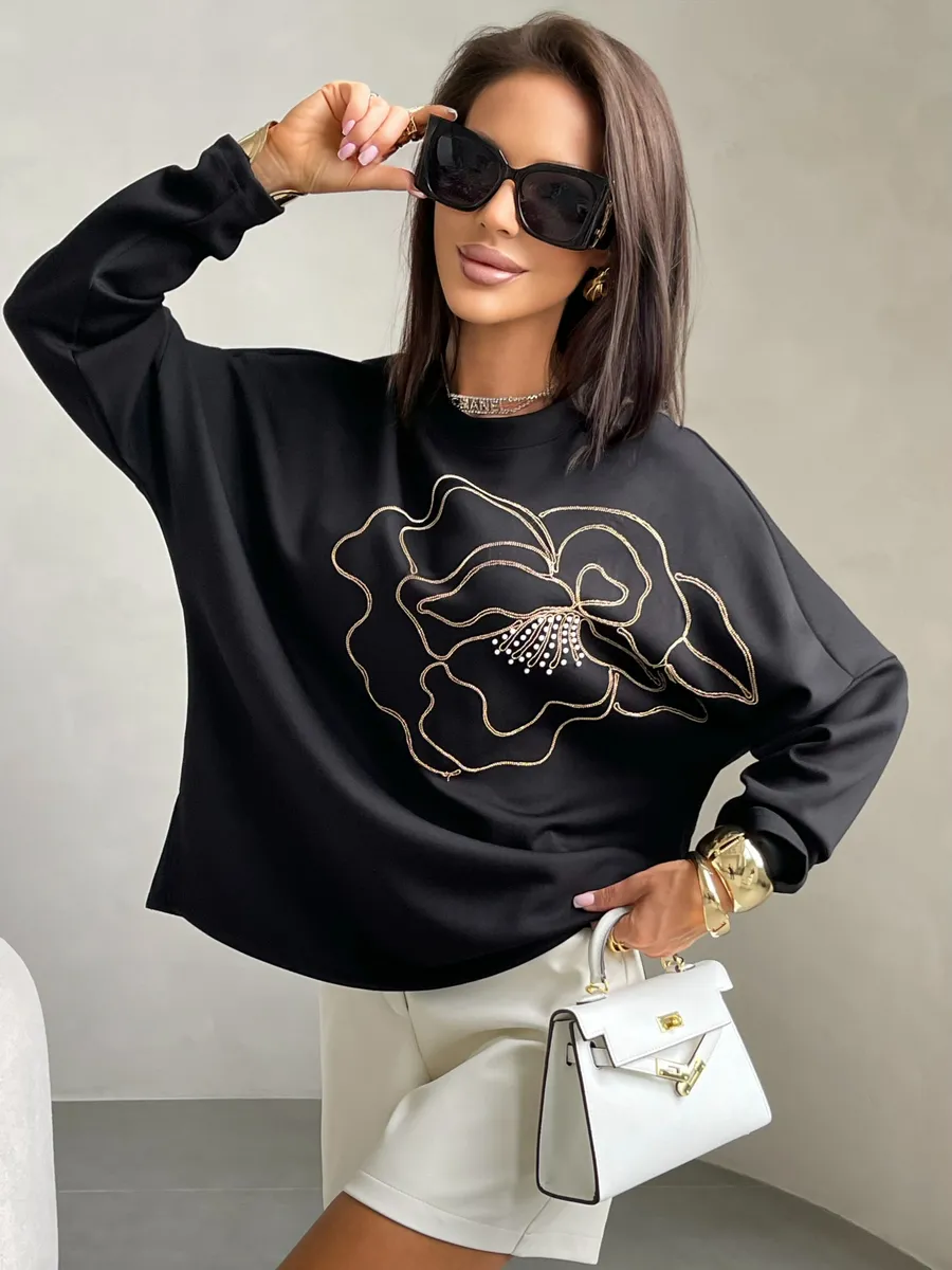 Черная кофта нарядная