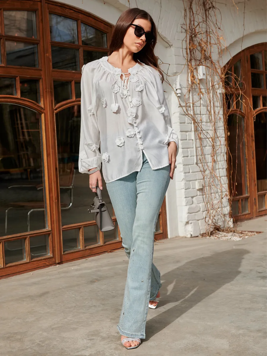 Блузка нарядная летняя