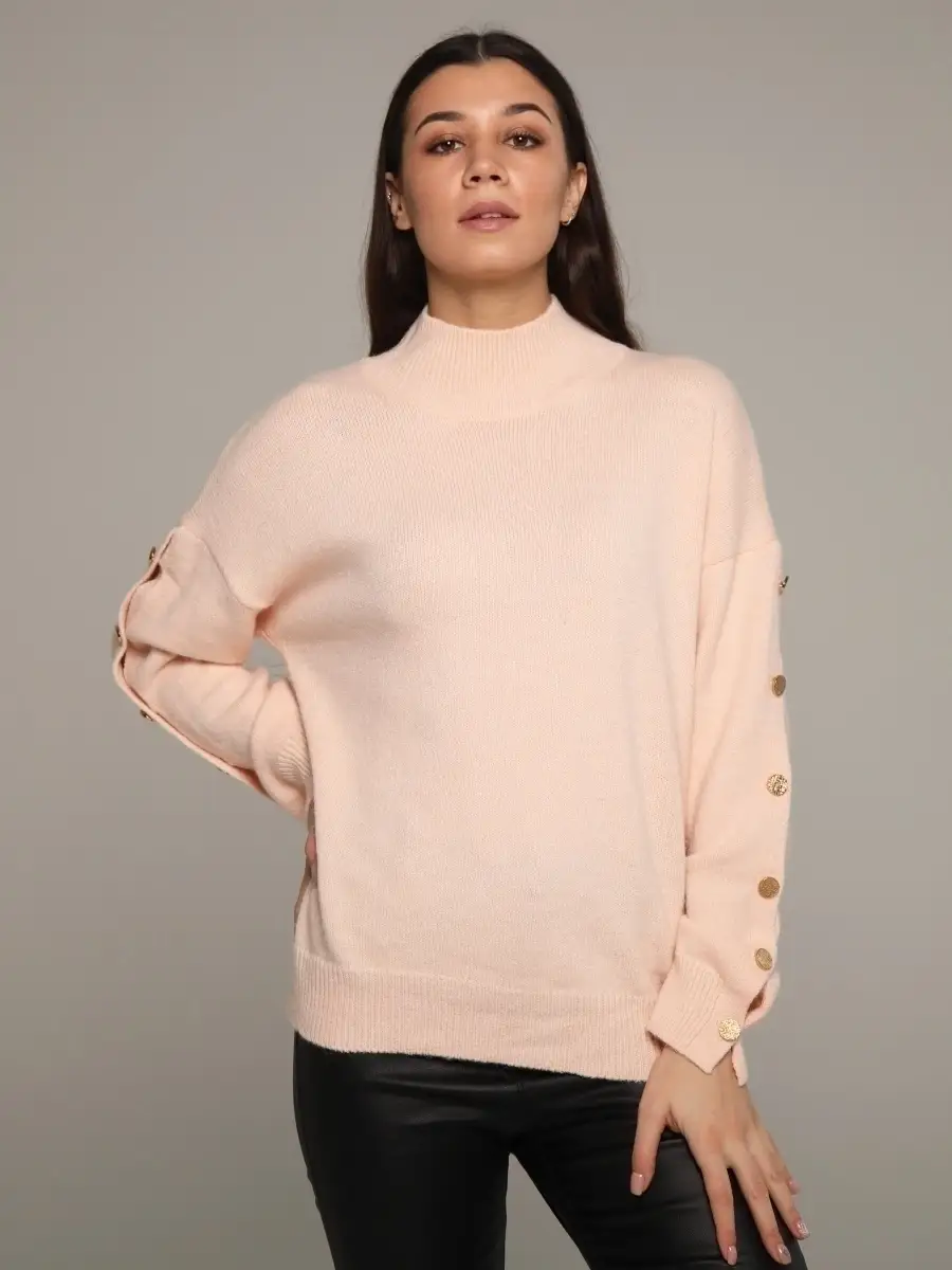 Пудровая кофта