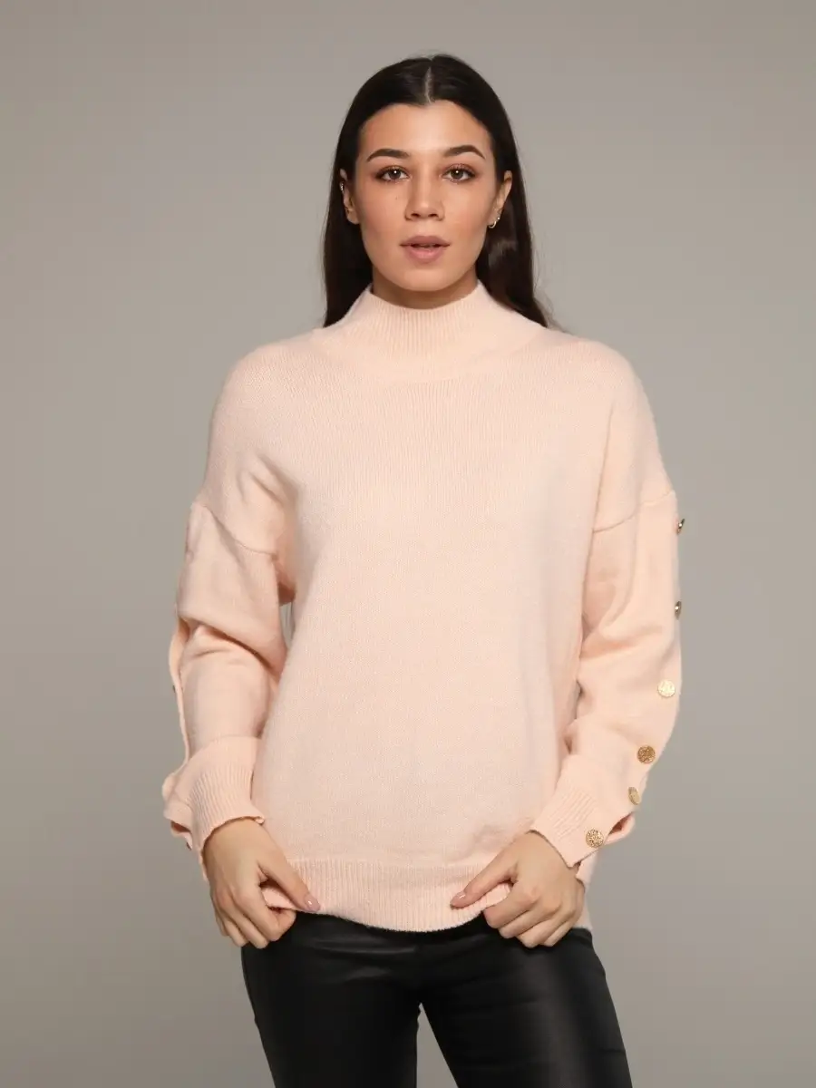 Пудровая кофта