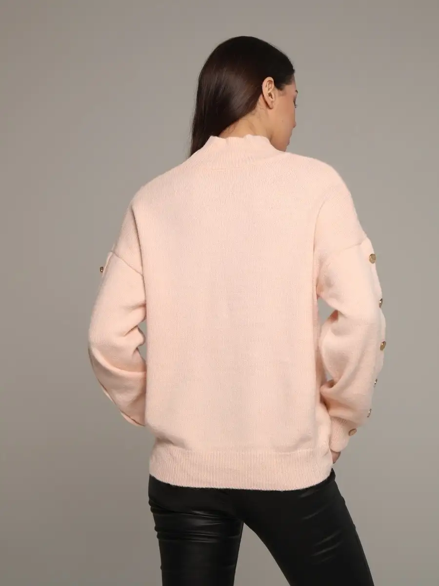 Пудровая кофта