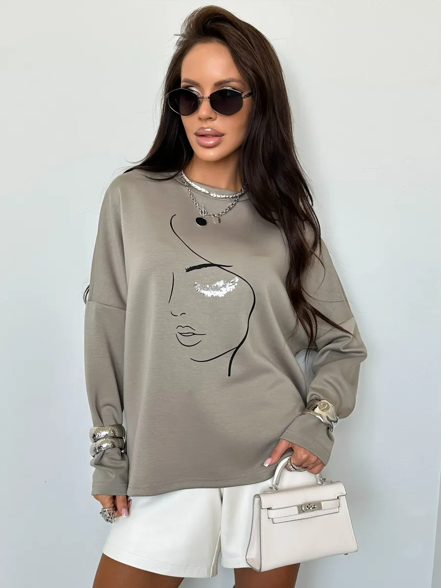 Капучино кофта нарядная