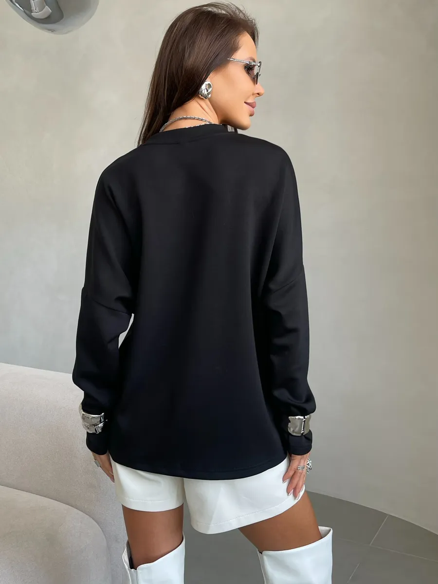 Черная кофта нарядная