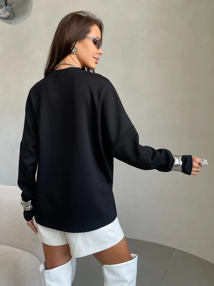 Черная кофта нарядная