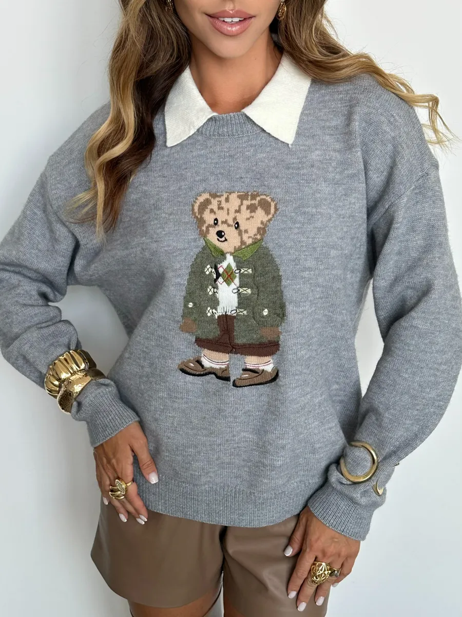 Кофта теплая вязаная