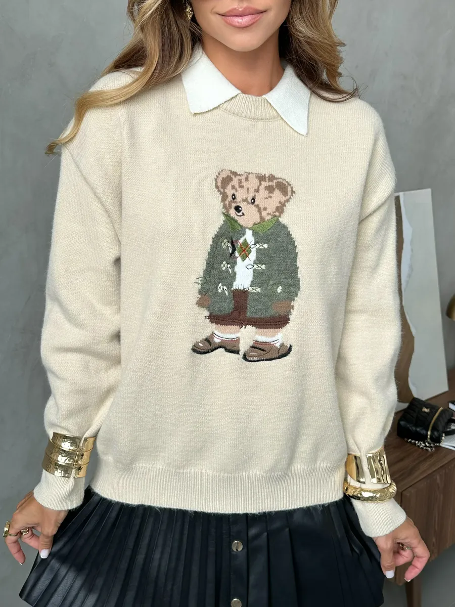 Кофта теплая вязаная