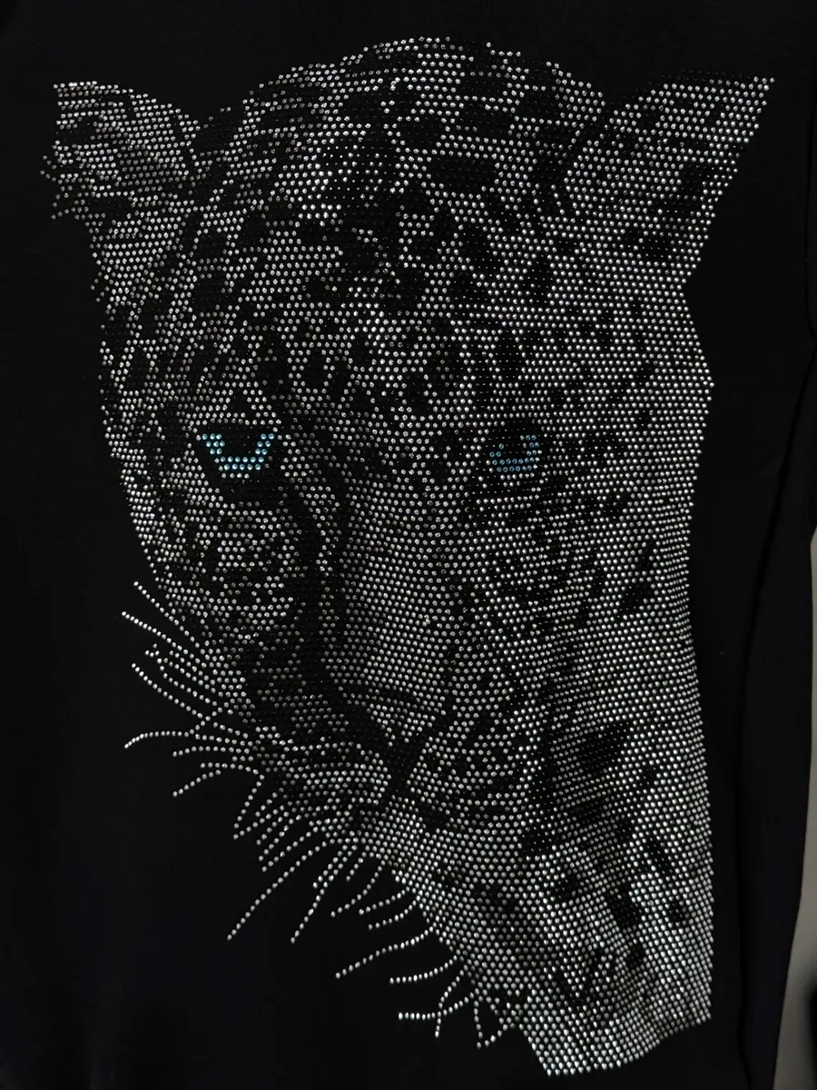 Черная кофта теплая оверсайз