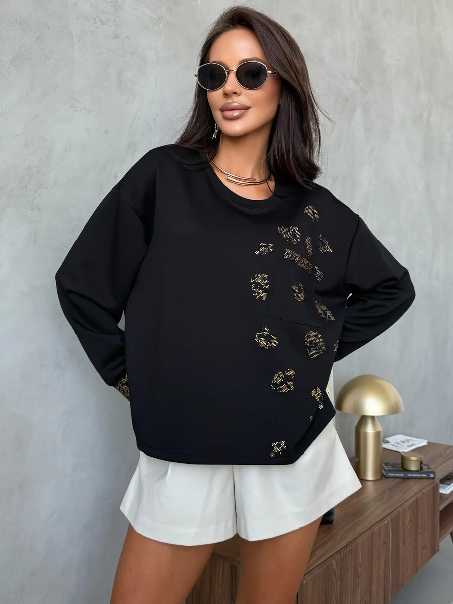 Кофта теплая оверсайз