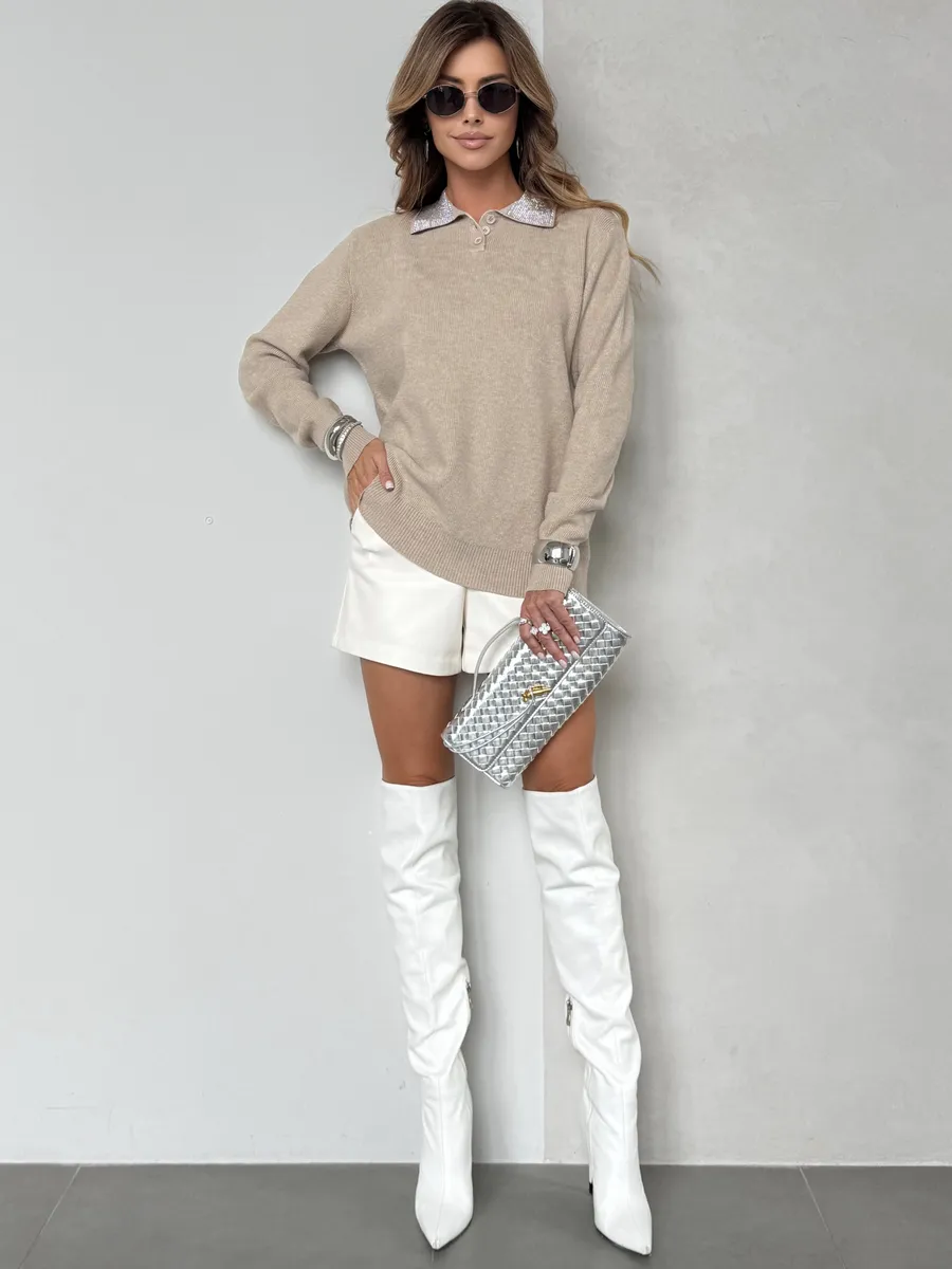 Капучино кофта теплая трикотажная