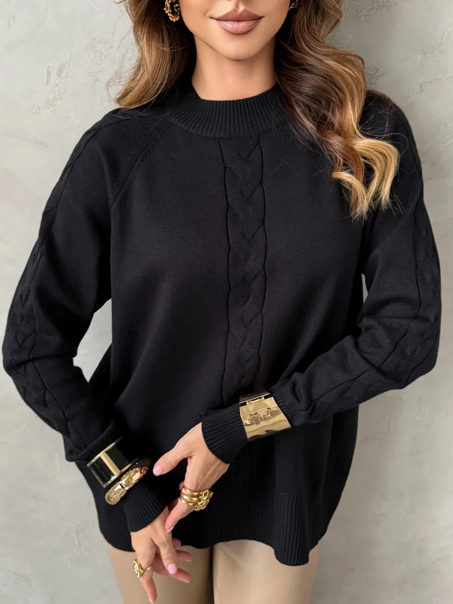 Кофта теплая оверсайз нарядная