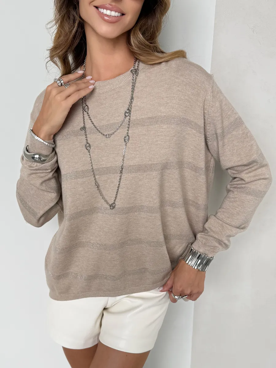 Кофта теплая нарядная трикотажная