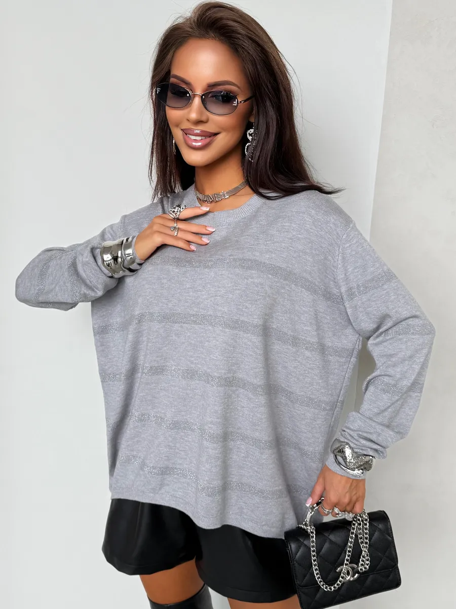 Кофта теплая нарядная трикотажная