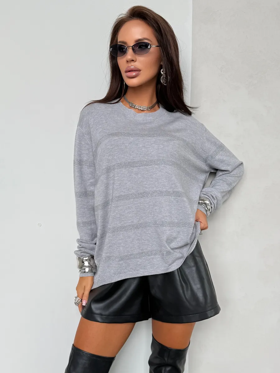 Кофта теплая нарядная трикотажная