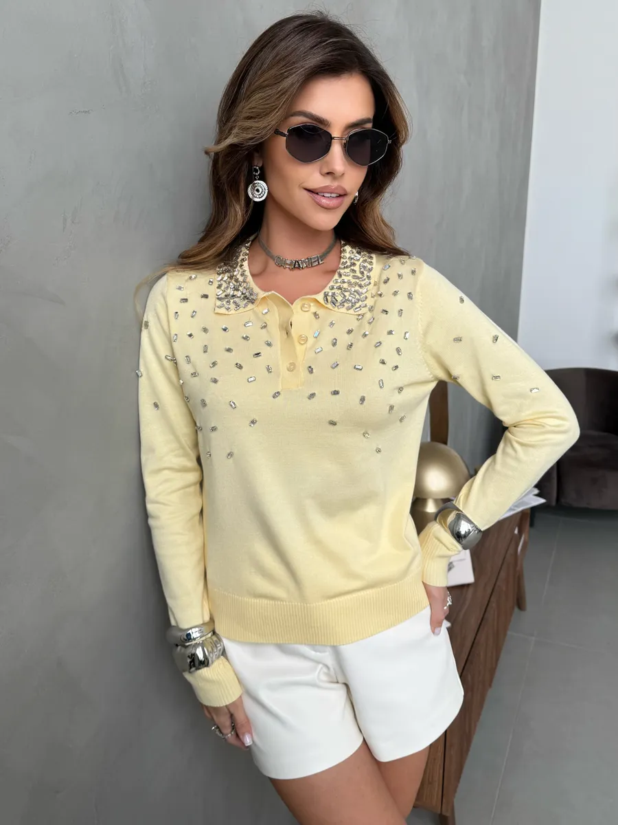 Желтая кофта теплая нарядная трикотажная