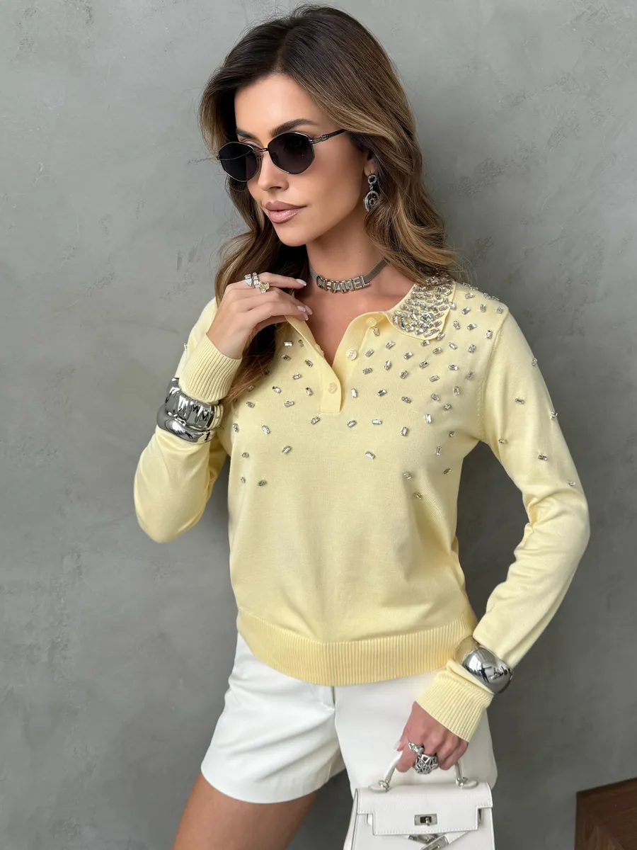 Желтая кофта теплая нарядная трикотажная