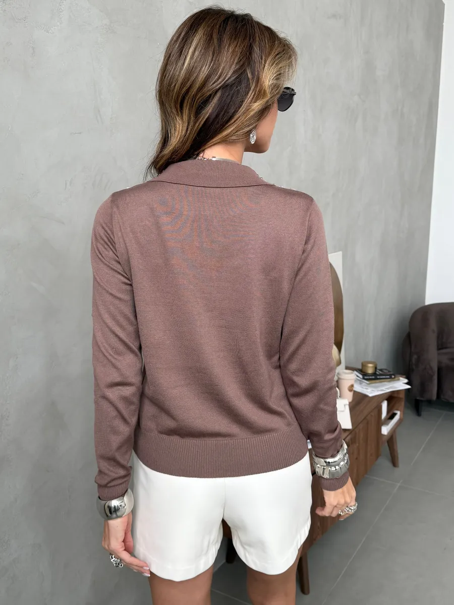 Капучино кофта теплая нарядная трикотажная