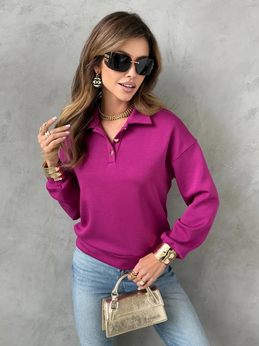 Фуксия кофта женская