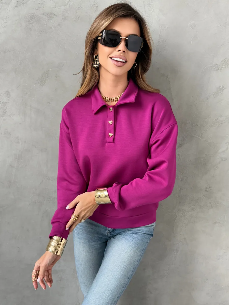 Фуксия кофта женская