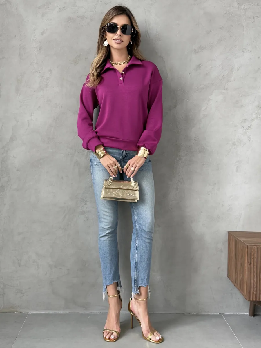 Фуксия кофта женская