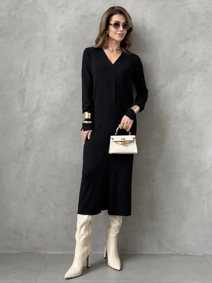 Платье осеннее трикотажное