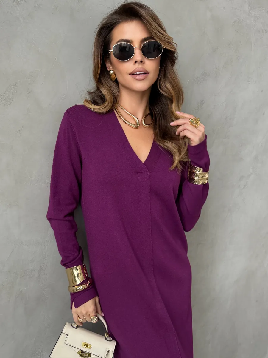 Платье осеннее трикотажное