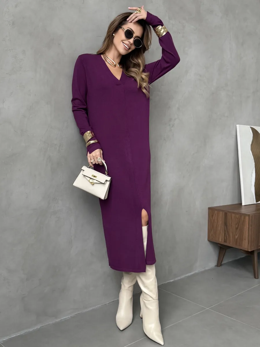 Платье осеннее трикотажное