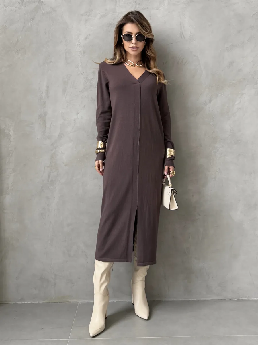 Платье осеннее трикотажное