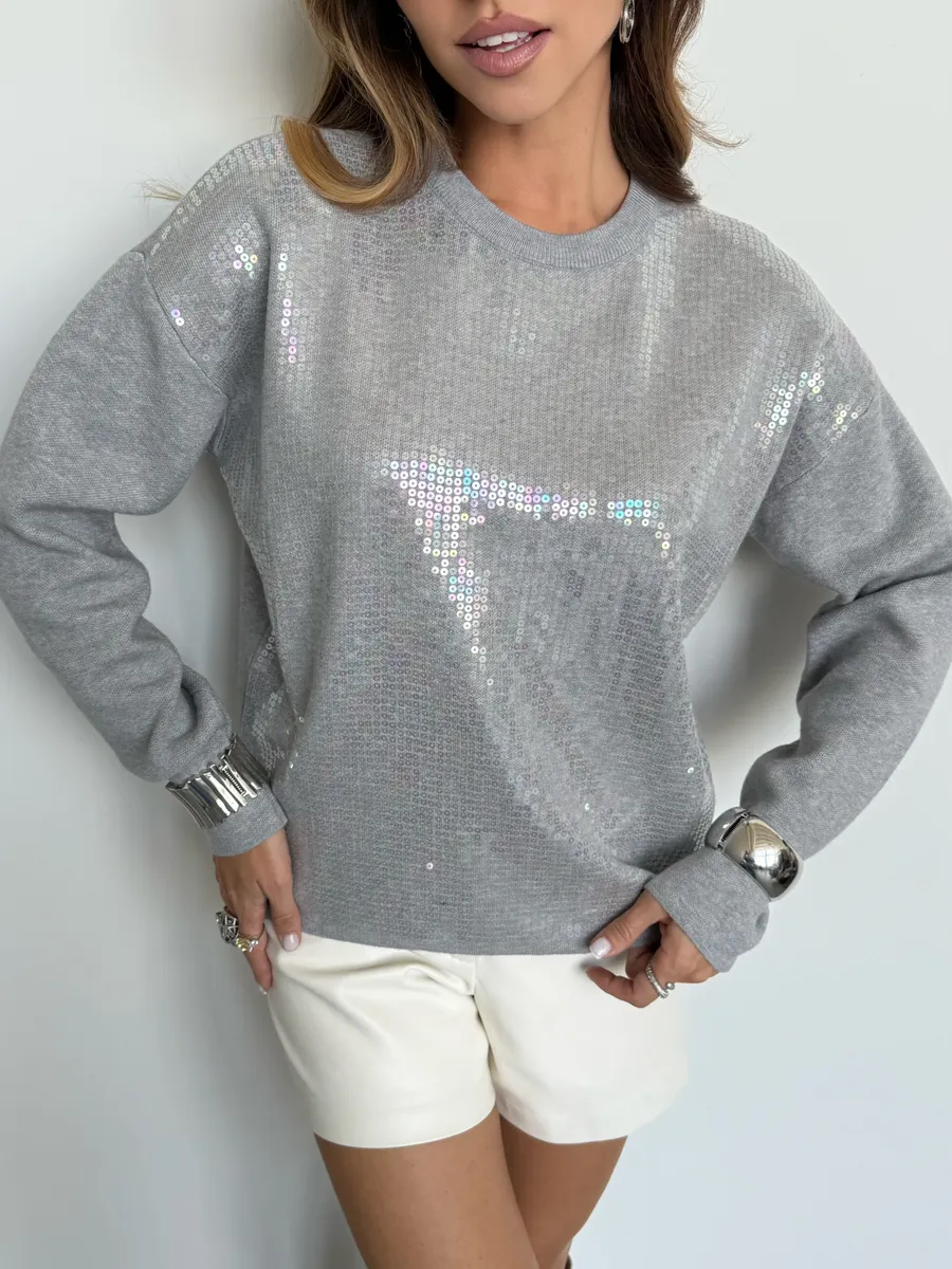 Кофта нарядная оверсайз осень