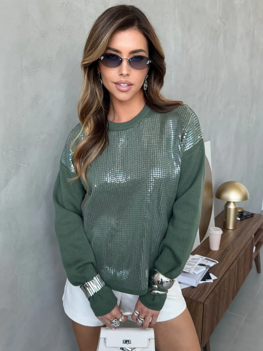 Кофта нарядная оверсайз осень